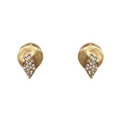 Brinco Claudia Arbex Shark Delicado Ouro Vintage
