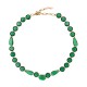Colar Claudia Arbex Cristal Blue Edition Ouro Vintage