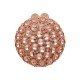 Bolsa Maria Chic Acessórios Clutch Esfera Cristais Rose