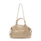 Bolsa Isla Bowling Tresse Couro Natural Nata