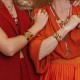 Pulseira Monica Di Creddo Sacra Bracelete Ouro Vintage