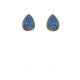 Brinco Fane's Drusa Azul Dourado 