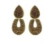 Brinco Fane's Drusa Bronze Dourado 