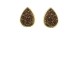 Brinco Fane's Drusa Bronze Dourado 