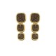 Brinco Fane's Drusa Bronze Dourado 