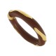 Pulseira Nádia Gimenes Mocha & Cherry Dourado