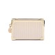 Bolsa Isla Clutch Trunk Specchio Couro Ouro