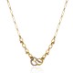 Colar Claudia Arbex Waves Longo Ouro Vintage
