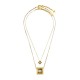 Colar Hector Albertazzi Antares Kit Crsitais Ouro Vintage