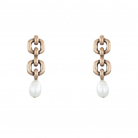 Brinco Monica Di Creddo Mademoiselle Elos Pérolas Ouro Vintage