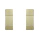 Brinco Luiza Rogi Una Placas Metal Ouro Envelhecido
