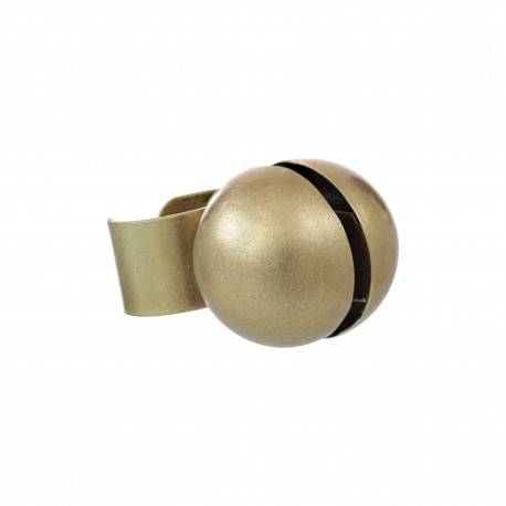 Anel Luiza Rogi Una Esfera Metal Ouro Envelhecido