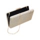 Bolsa Maria Chic Acessórios Clutch Cris Cristais Dourada