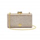 Bolsa Isla Clutch Eva Fecho Glitter Luminoso Bronze