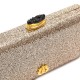 Bolsa Isla Clutch Eva Fecho Glitter Luminoso Bronze