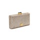 Bolsa Isla Clutch Eva Fecho Glitter Luminoso Bronze