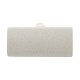 Bolsa Maria Chic Acessórios Clutch Retangular Gliter Dourada