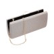 Bolsa Maria Chic Acessórios Clutch Retangular Gliter Rose