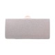 Bolsa Maria Chic Acessórios Clutch Retangular Gliter Rose