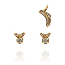 Brinco Camila Klein Crisália Ear Cuff Ouro Velho