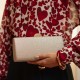 Bolsa Maria Chic Acessórios Clutch Retangular Gliter Rose
