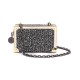 Bolsa Isla Clutch Trunk Metalizado Tweed Glam Roxy