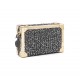 Bolsa Isla Clutch Trunk Metalizado Tweed Glam Roxy