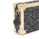 Bolsa Isla Clutch Trunk Metalizado Tweed Glam Roxy