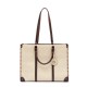 Bolsa Isla Sirena Tote Maxi Monograma Canvas Creme