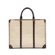 Bolsa Isla Sirena Tote Maxi Monograma Canvas Creme