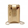 Bolsa Isla Porta Celular Tiracolo Palha Ouro