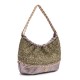 Bolsa Isla Hobo Tweed Glam Roxy Ouro