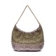 Bolsa Isla Hobo Tweed Glam Roxy Ouro