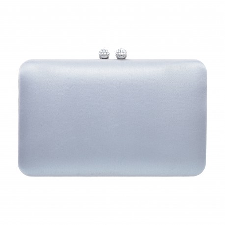 Bolsa Empório MP Clutch Cetim Prata