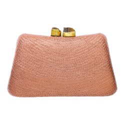 Bolsa Empório MP Clutch Palha Buntal Cobre