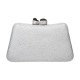 Bolsa Empório MP Clutch Palha Buntal Prata
