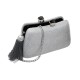 Bolsa Empório MP Clutch Palha Buntal Prata