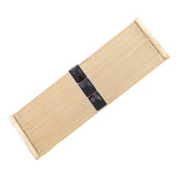 Pulseira Fane's Pedra Natural Correntes Imã Metal Dourado
