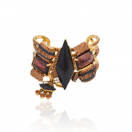 Pulseira Camila Klein Justinian Bracelete Ouro Velho