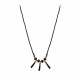 Colar Claudia Arbex Cassandre Longo Cristais Ouro Vintage