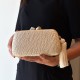 Bolsa Empório MP Clutch Palha Buntal Natural