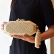 Bolsa Empório MP Clutch Palha Buntal Natural