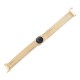 Pulseira Fane's Pedra Natural Onix Correntes Imã Metal Dourado