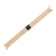 Pulseira Fane's Pedra Natural Onix Correntes Imã Metal Dourado
