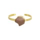 Pulseira Nádia Gimenes Mocha & Cherry Bracelete Dourado