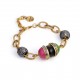Pulseira Camila Klein Oásis Deena Esmaltação Ouro Velho