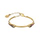Pulseira Camila Klein Oásis Deena Cristais Ouro Velho