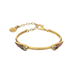 Pulseira Camila Klein Oásis Deena Cristais Ouro Velho