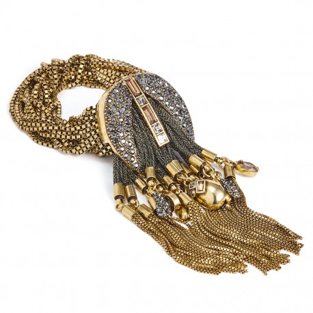Pulseira Camila Klein Elizabeth Chopin Franja Ouro Velho
