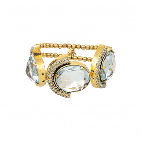 Pulseira Camila Klein Memories Cristais Ouro Velho
